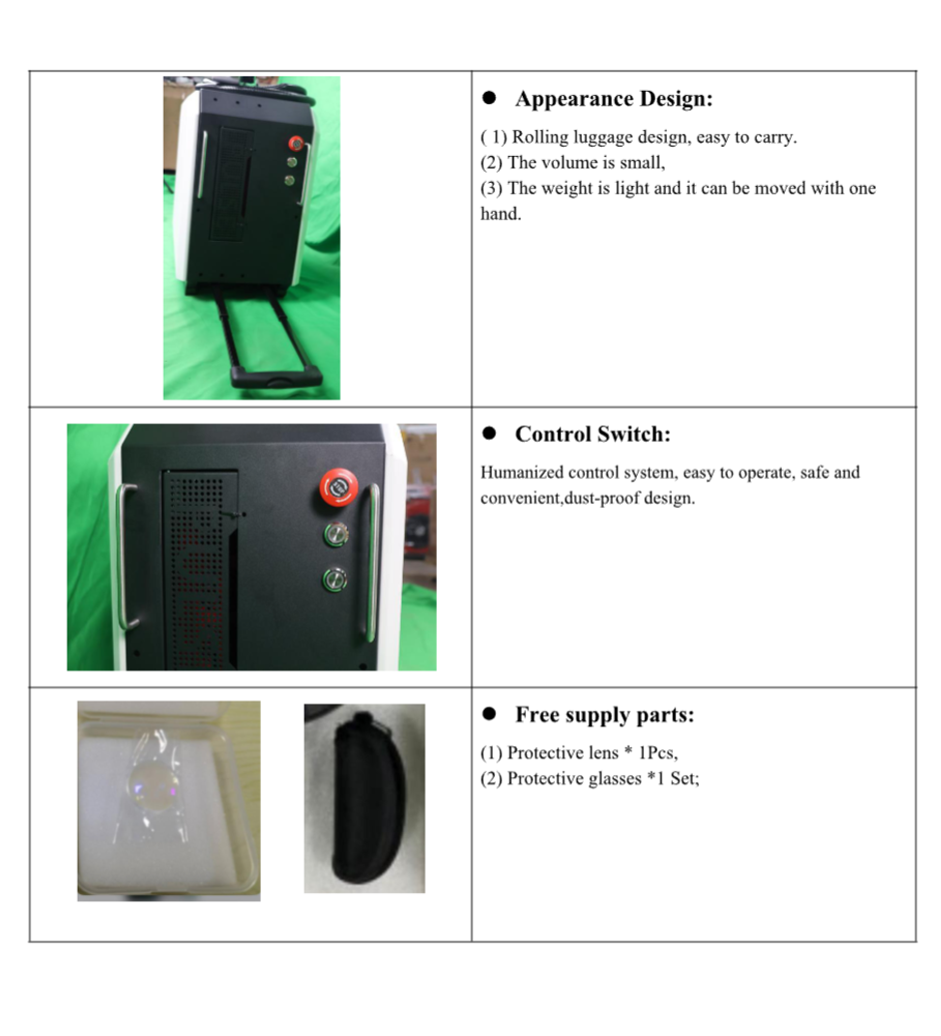 200W Pulse Laser Cleaning Machine (free shipping)