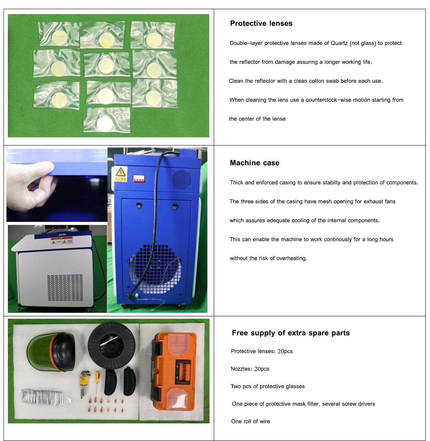 2000W Specialized Laser Cleaning Machine, 12-inch wide beam (Free Shipping)